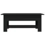 Mesa de centro madera de ingeniería negra 102x55x42 cm de vidaXL, Mesas de centro - Ref: Foro24-810254, Precio: 61,27 €, Desc...
