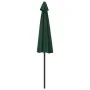Sombrilla de balcón semicircular palo aluminio verde 270x144cm de vidaXL, Sombrillas - Ref: Foro24-44588, Precio: 56,82 €, De...