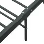 Estructura de cama de metal gris 200x200 cm de vidaXL, Camas y somieres - Ref: Foro24-284687, Precio: 118,46 €, Descuento: %