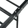 Estructura de cama de metal negro 200x200 cm de vidaXL, Camas y somieres - Ref: Foro24-284691, Precio: 110,01 €, Descuento: %