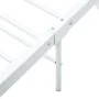 Estructura de cama de metal blanco 100x200 cm de vidaXL, Camas y somieres - Ref: Foro24-284693, Precio: 58,98 €, Descuento: %