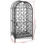 Metal wine rack for 35 bottles by vidaXL, Wine racks - Ref: Foro24-240943, Price: 99,17 €, Discount: %
