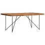 Solid acacia wood dining table 180x90x76 cm by vidaXL, Kitchen and dining tables - Ref: Foro24-282881, Price: 274,72 €, Disco...