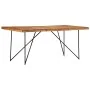 Solid acacia wood dining table 180x90x76 cm by vidaXL, Kitchen and dining tables - Ref: Foro24-282881, Price: 274,72 €, Disco...