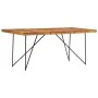 Solid acacia wood dining table 180x90x76 cm by vidaXL, Kitchen and dining tables - Ref: Foro24-282881, Price: 274,72 €, Disco...