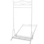 Perchero burro de ropa de acero blanco de vidaXL, Organizadores de vestidores y perchas de barra - Ref: Foro24-242999, Precio...