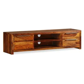 Mueble de TV madera maciza de sheesham 120x30x30 cm de vidaXL, Muebles TV - Ref: Foro24-243945, Precio: 219,94 €, Descuento: %
