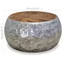 Mesa de centro aluminio teca 60x60x30 cm de vidaXL, Mesas de centro - Ref: Foro24-244549, Precio: 165,04 €, Descuento: %