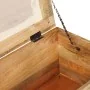 Banco de almacenamiento de madera reciclada maciza 80x40x40 cm de vidaXL, Bancos para recibidores y almacenamiento - Ref: For...