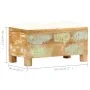 Banco de almacenamiento de madera reciclada maciza 80x40x40 cm de vidaXL, Bancos para recibidores y almacenamiento - Ref: For...
