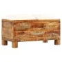 Banco de almacenamiento de madera reciclada maciza 80x40x40 cm de vidaXL, Bancos para recibidores y almacenamiento - Ref: For...