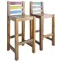 Taburetes de cocina 2 unidades madera maciza reciclada de vidaXL, Taburetes de cocina - Ref: Foro24-245800, Precio: 161,78 €,...