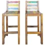 Küchenhocker 2 Einheiten recyceltes Massivholz von vidaXL, Küchenhocker - Ref: Foro24-245800, Preis: 161,78 €, Rabatt: %