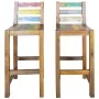 Kitchen stools 2 units recycled solid wood by vidaXL, Kitchen stools - Ref: Foro24-245800, Price: 161,78 €, Discount: %