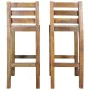 Küchenhocker 2 Einheiten recyceltes Massivholz von vidaXL, Küchenhocker - Ref: Foro24-245800, Preis: 161,78 €, Rabatt: %