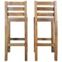 Taburetes de cocina 2 unidades madera maciza reciclada de vidaXL, Taburetes de cocina - Ref: Foro24-245800, Precio: 161,78 €,...