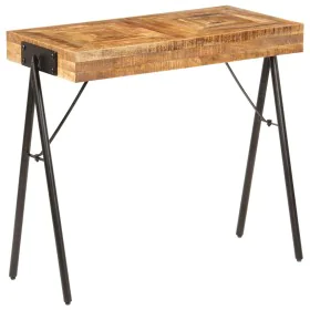 Mesa consola de madera maciza de mango 80x40x75 cm de vidaXL, Aparadores - Ref: Foro24-246339, Precio: 184,65 €, Descuento: %