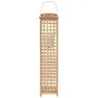 Portavelas colgante bambú natural de vidaXL, Candelabros - Ref: Foro24-246815, Precio: 42,48 €, Descuento: %