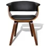 Dining chairs 2 units curved wood and artificial leather by vidaXL, dining chairs - Ref: Foro24-270546, Price: 318,52 €, Disc...