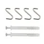 Armario microondas madera ingeniería blanco roble 60x39,6x123cm de vidaXL, Contenedores para utensilios de cocina - Ref: Foro...