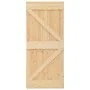 Puerta de madera maciza de pino 80x210 cm de vidaXL, Puertas - Ref: Foro24-289107, Precio: 160,26 €, Descuento: %
