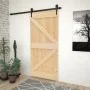 Puerta de madera maciza de pino 90x210 cm de vidaXL, Puertas - Ref: Foro24-289108, Precio: 137,88 €, Descuento: %