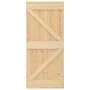 Puerta de madera maciza de pino 90x210 cm de vidaXL, Puertas - Ref: Foro24-289108, Precio: 137,88 €, Descuento: %