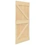 Puerta de madera maciza de pino 100x210 cm de vidaXL, Puertas - Ref: Foro24-289109, Precio: 167,31 €, Descuento: %