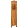 Biombo de 3 paneles madera maciza de acacia 121x2x170 cm de vidaXL, Divisores de ambientes - Ref: Foro24-311878, Precio: 112,...