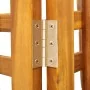 Biombo de 4 paneles madera maciza de acacia 121x2x120 cm de vidaXL, Divisores de ambientes - Ref: Foro24-311880, Precio: 158,...