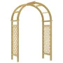 Arco con enrejado madera maciza impregnada 141x97x243 cm de vidaXL, Pérgolas, arcos y enrejados de jardín - Ref: Foro24-31842...