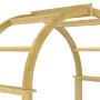 Arco con enrejado madera maciza impregnada 141x97x243 cm de vidaXL, Pérgolas, arcos y enrejados de jardín - Ref: Foro24-31842...