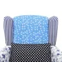 Sillón con diseño de tela diseño Patchwork de vidaXL, Sillones - Ref: Foro24-240882, Precio: 223,80 €, Descuento: %