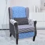 Sessel mit Stoffdesign im Patchwork-Design von vidaXL, Sessel - Ref: Foro24-240882, Preis: 223,80 €, Rabatt: %