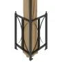 Cenador con paredes laterales y techos dobles gris taupe 3x4 m de vidaXL, Carpas y cenadores - Ref: Foro24-318545, Precio: 43...