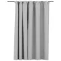 Blackout curtain with hooks gray linen look 290x245 cm by vidaXL, Curtains and curtains - Ref: Foro24-321175, Price: 52,10 €,...