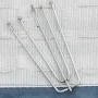 Cortinas opacas con ganchos look de lino 2 pzas azul 140x175 cm de vidaXL, Cortinas y visillos - Ref: Foro24-321180, Precio: ...