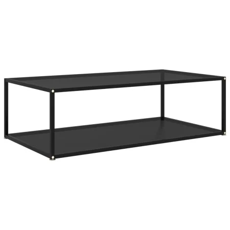 Schwarzer Couchtisch aus gehärtetem Glas, 120 x 60 x 35 cm von vidaXL, Couchtisch - Ref: Foro24-322903, Preis: 115,88 €, Raba...