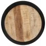 Mesa de centro de madera de mango maciza negra 68x68x30 cm de vidaXL, Mesas de centro - Ref: Foro24-323533, Precio: 173,85 €,...
