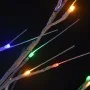 Árbol de Navidad LED de colores sauce interior y exterior 2,2 m de vidaXL, Arboles de navidad - Ref: Foro24-328687, Precio: 3...