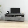 Mueble de TV HAMAR madera maciza pino gris oscuro 106x40x40 cm de vidaXL, Muebles TV - Ref: Foro24-340470, Precio: 92,34 €, D...