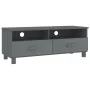 Mueble de TV HAMAR madera maciza pino gris oscuro 106x40x40 cm de vidaXL, Muebles TV - Ref: Foro24-340470, Precio: 92,34 €, D...