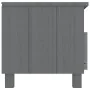 Mueble de TV HAMAR madera maciza pino gris oscuro 106x40x40 cm de vidaXL, Muebles TV - Ref: Foro24-340470, Precio: 92,34 €, D...