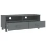 Mueble de TV HAMAR madera maciza pino gris oscuro 106x40x40 cm de vidaXL, Muebles TV - Ref: Foro24-340470, Precio: 92,34 €, D...