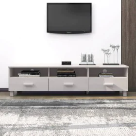 TV-Möbel HAMAR aus massivem weißem Kiefernholz 158x40x40 cm von vidaXL, TV-Möbel - Ref: Foro24-340473, Preis: 110,41 €, Rabat...