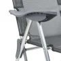 Sillas de camping plegables con reposapiés 2 uds textilene gris de vidaXL, Sillas de jardín - Ref: Foro24-360145, Precio: 175...
