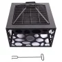 RedFire Brasero con parrilla Mikor negro de RedFire, Chimeneas - Ref: Foro24-441229, Precio: 180,97 €, Descuento: %