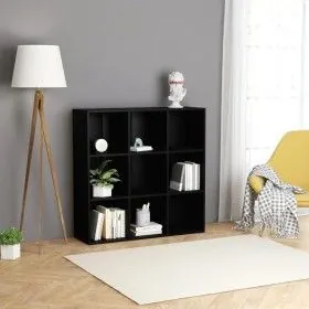 Estantería madera de ingeniería negro 98x29x97,5 cm de vidaXL, Librerías y estanterías - Ref: Foro24-801126, Precio: 75,77 €,...