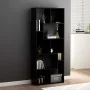 Black plywood bookcase shelf 67x24x161 cm by vidaXL, Bookcases and shelves - Ref: Foro24-801878, Price: 67,31 €, Discount: %