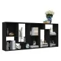 Black plywood bookcase shelf 67x24x161 cm by vidaXL, Bookcases and shelves - Ref: Foro24-801878, Price: 67,31 €, Discount: %